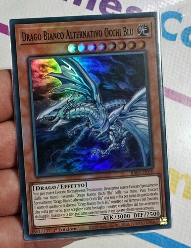Drago bianco alternativo - bianco, occhi