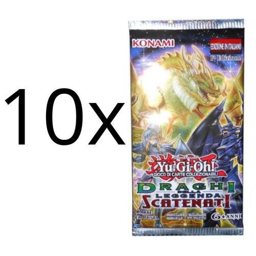 10x booster draghi - yu-gi-oh!,