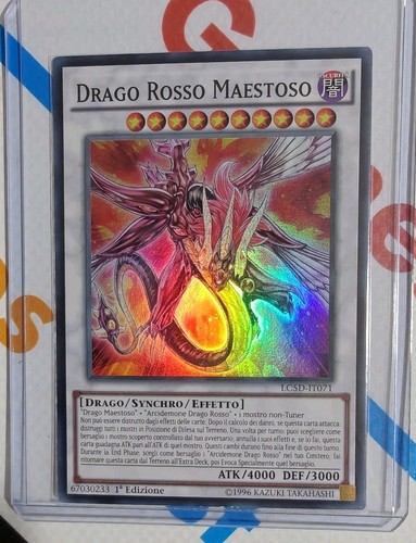 Drago rosso maestoso - drago, yu-gi-oh