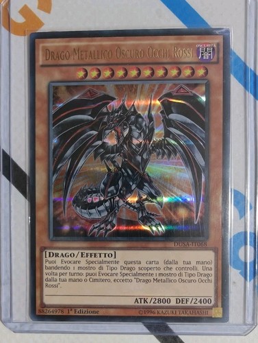 Carta drago metallico - yu-gi-oh,