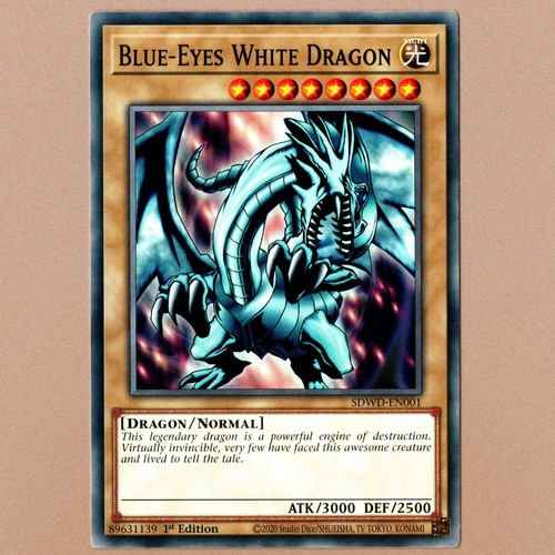 Blue eyes white dragon - white,