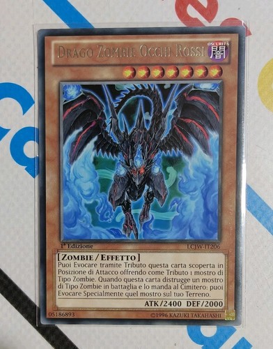 Drago zombie occhi rossi - drago,