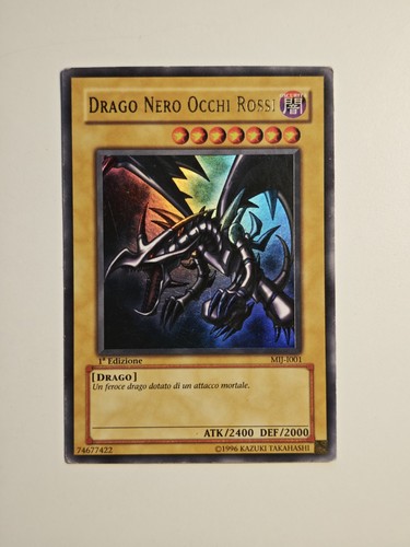Drago nero occhi rossi - occhi,
