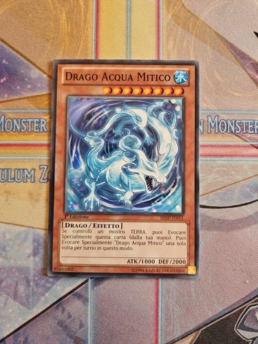 Drago acqua mitico - yu-gi-oh!,