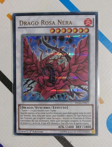 Carta drago rosa nera - yu-gi-oh,